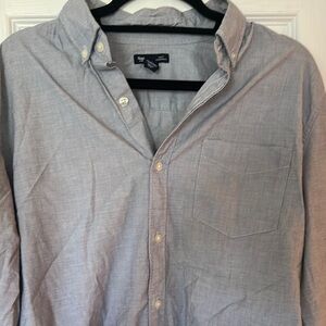 GAP Gray Casual Button Down Shirt